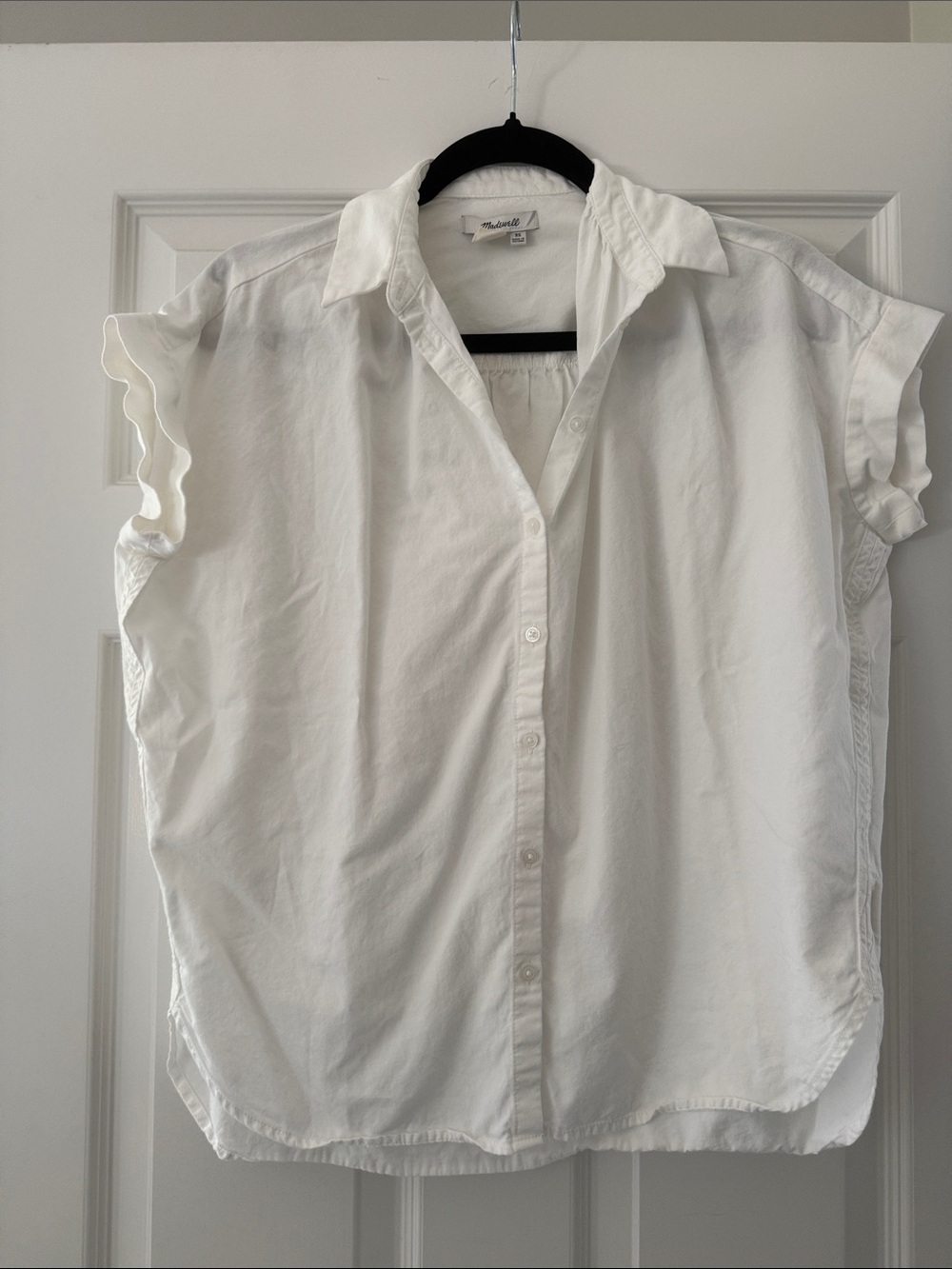 Madewell White Classic Button Shirt